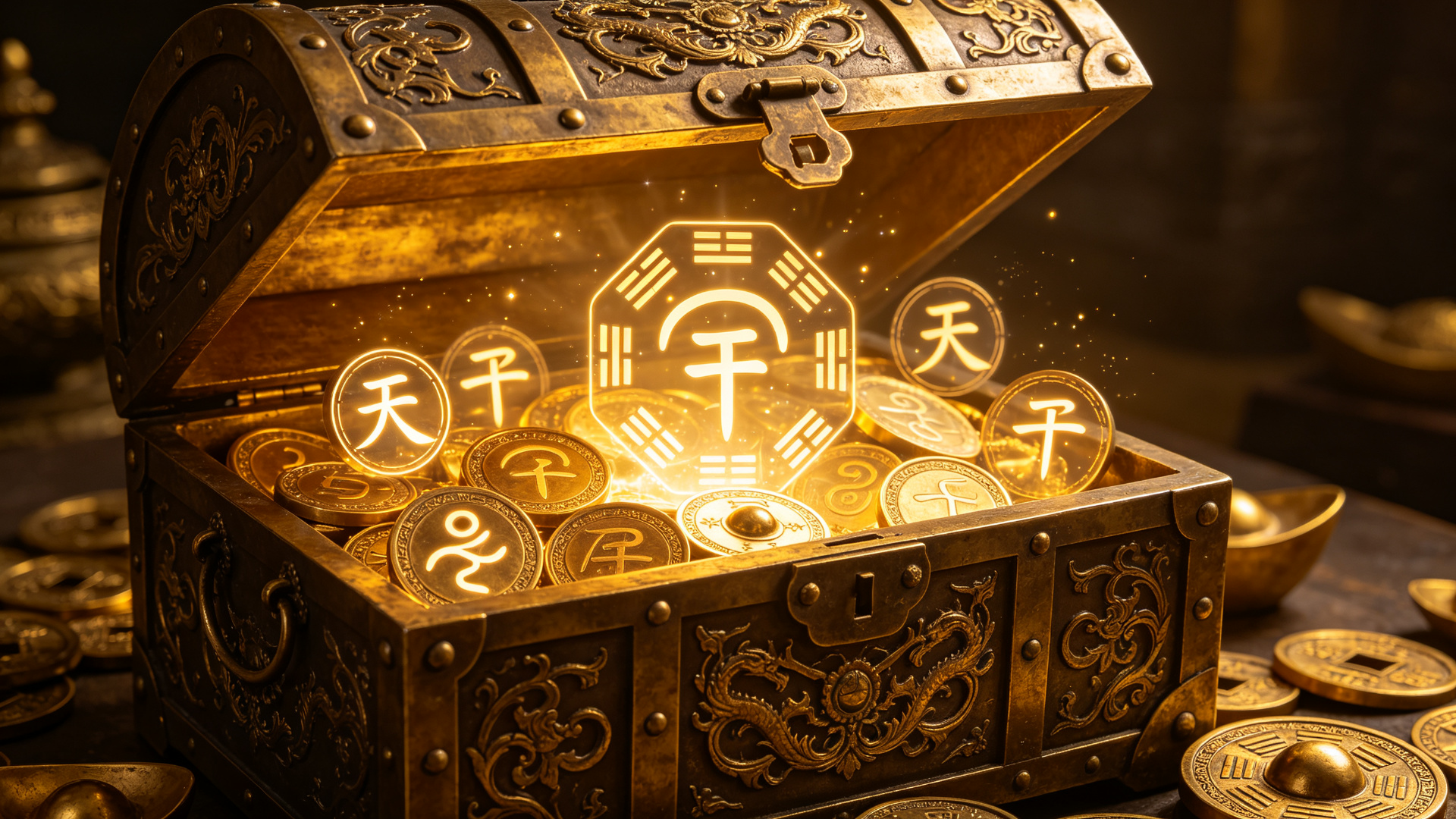 地支藏干宝箱概念