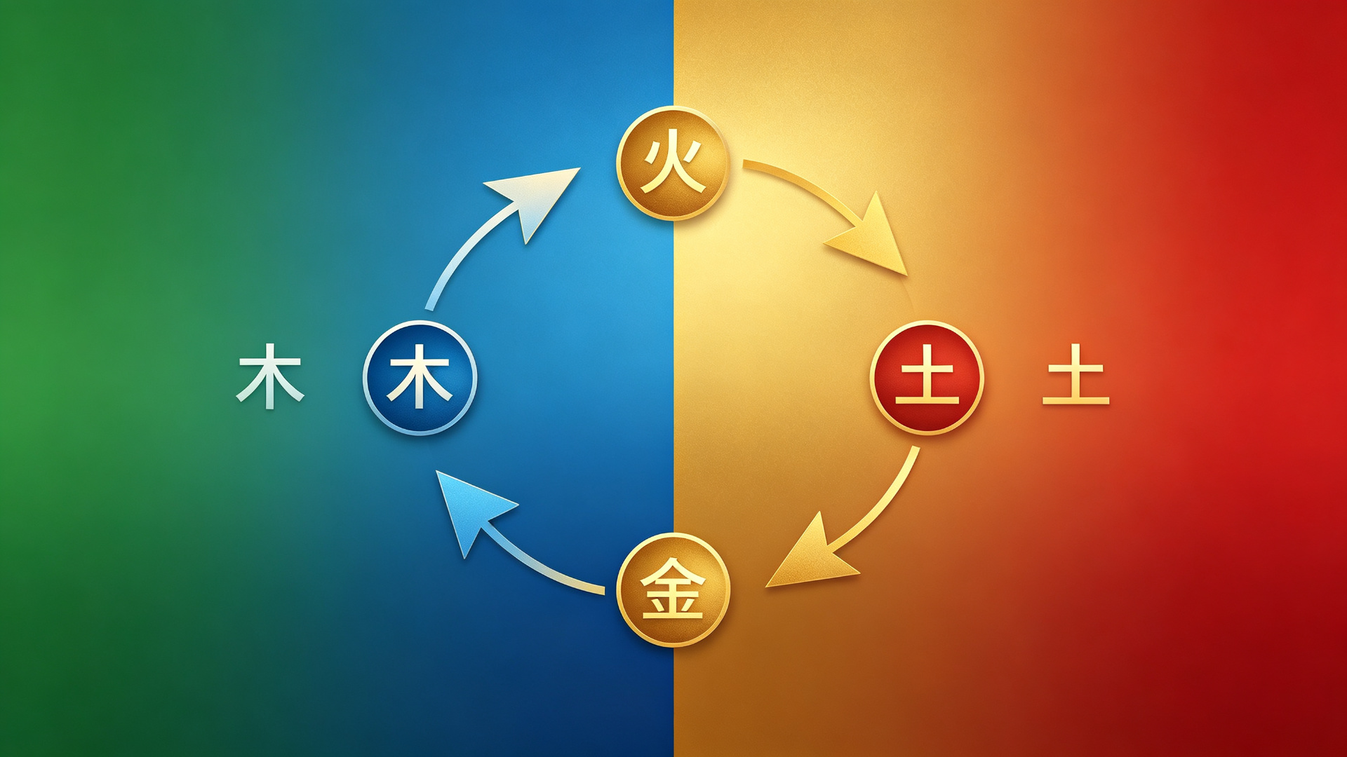 五行相生循环