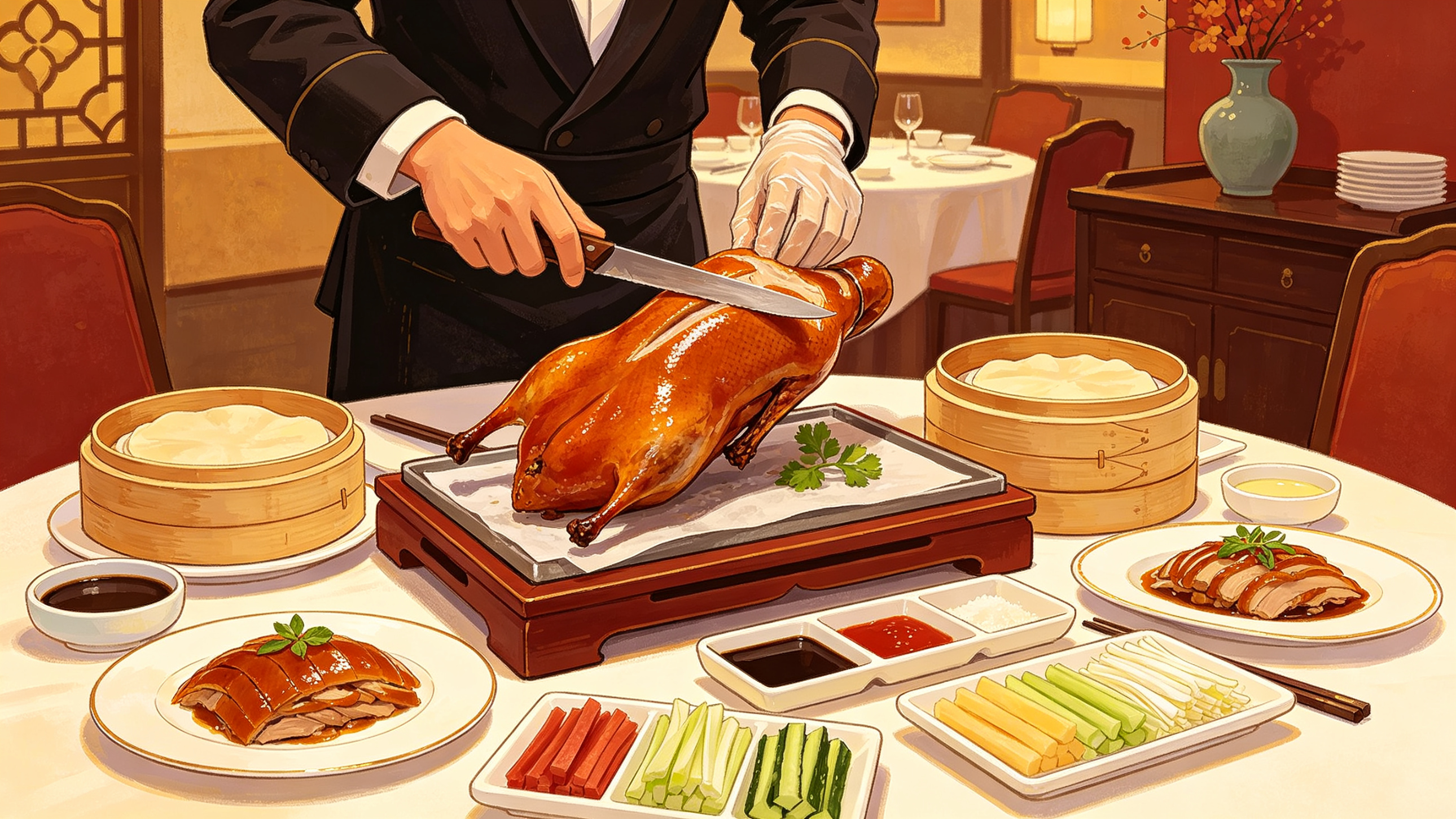 北京烤鴨美食