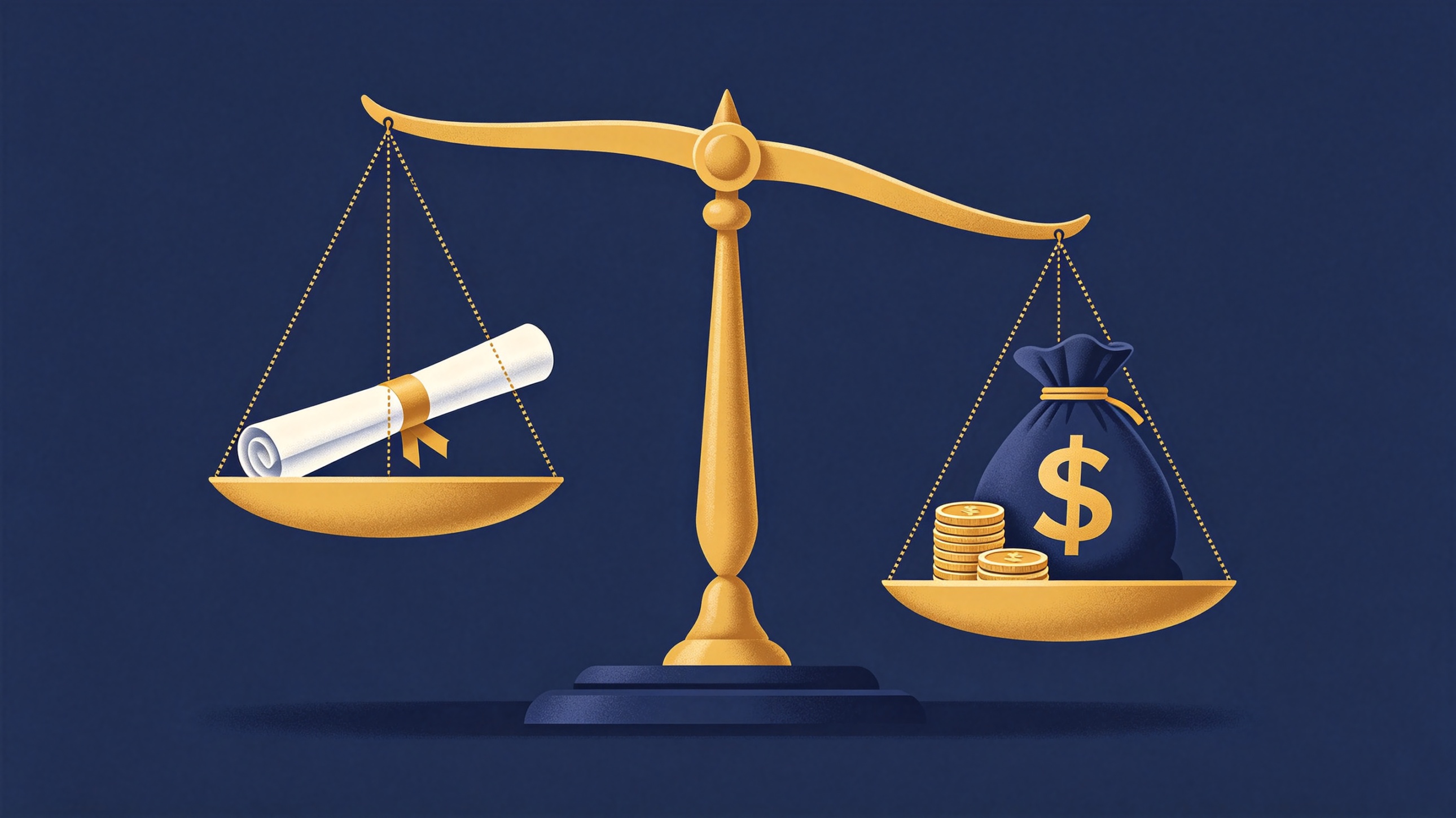 大学文凭与金钱的天平:学历价值的衡量